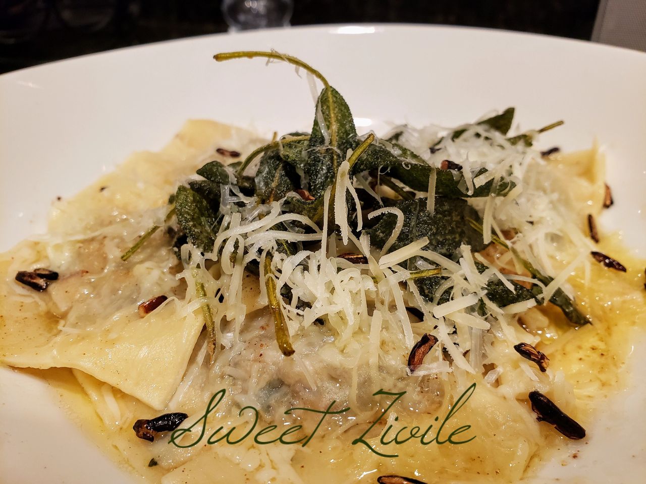 Mushroom Ravioli with Browned Sage Butter Sweet Zivile