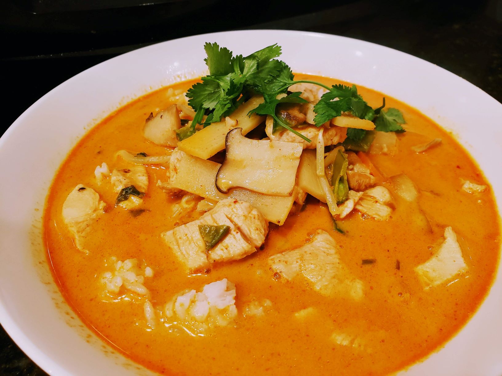 Simple Red Curry with Chicken and Mushrooms | Dinner in under 30 min
